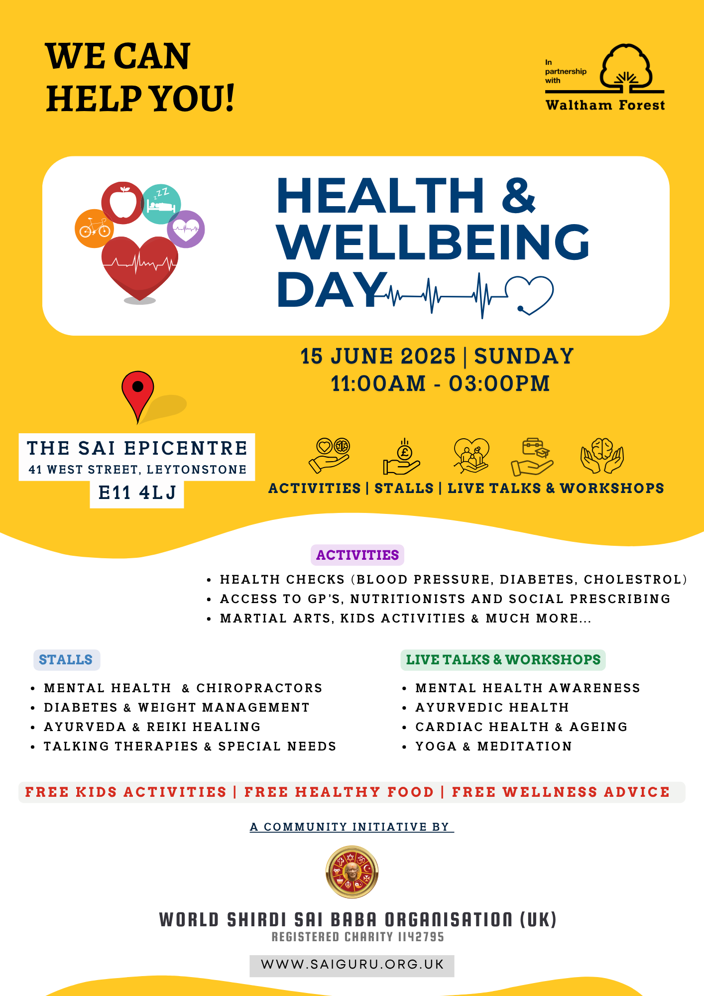 Leytonstone Health and Wellbeing Day 15.06.25