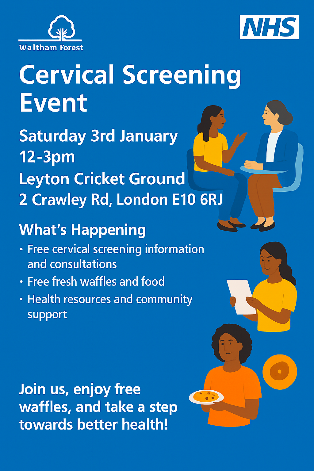 Cervical Screening Event 3rd Jan 26