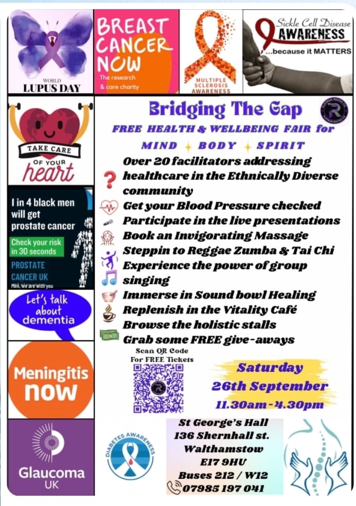 Bridging the Gap - free health and wellbeing fair