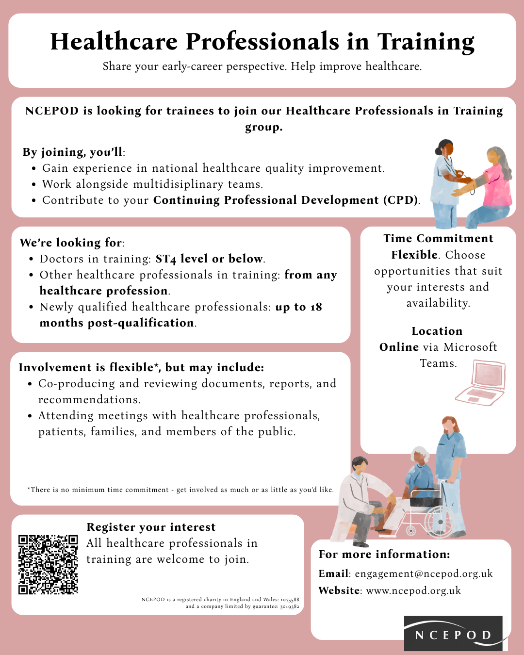 NCEPOD - Healthcare professionals in training group