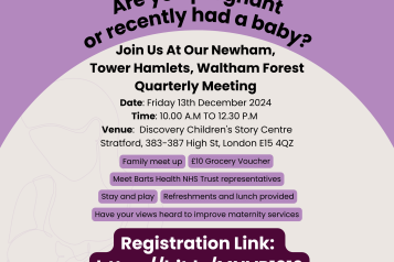 Maternity and Neonatal Voices meeting