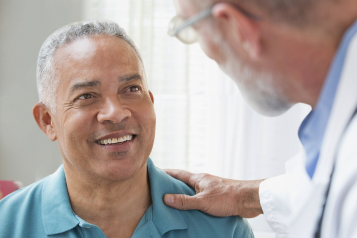 GP with male patient