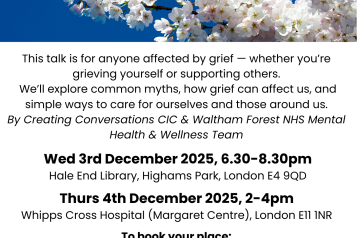 Understanding Grief talks